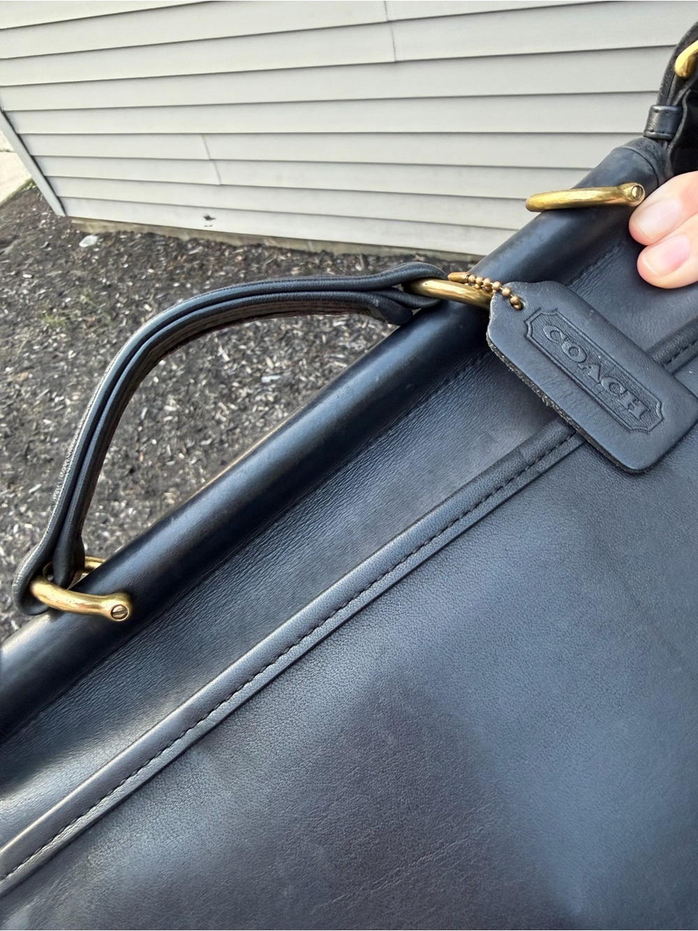 Vintage Coach Black Willis Bag - Picture 12 of 16